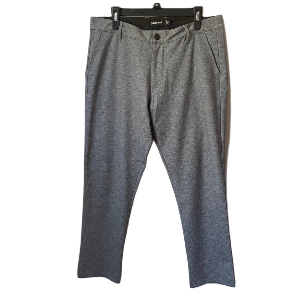 Betabrand space dye career men work pant size 34x36 business casual professional